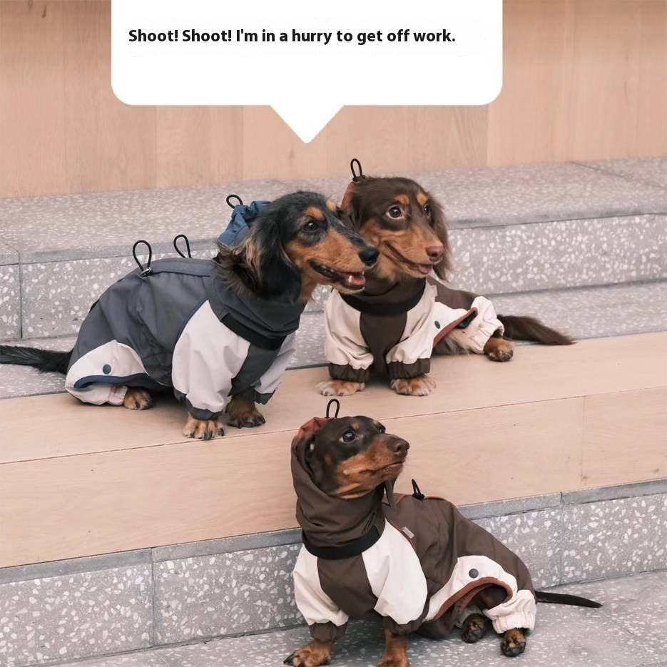 Cold-Proof Dachshund Jacket – Autumn Winter Pet Clothes