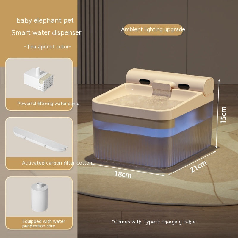 4L Smart Pet Water Dispenser with Triple Filter