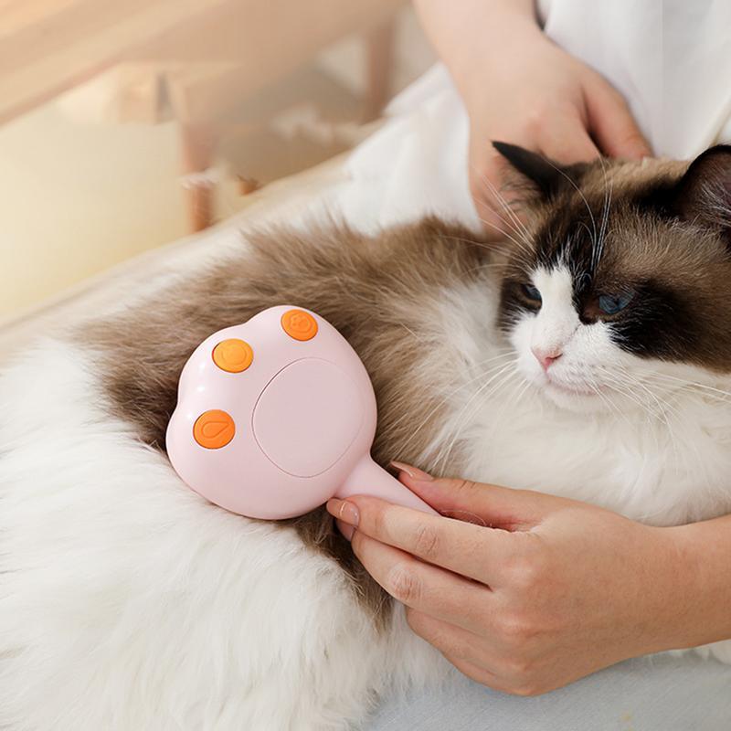 Pet Grooming Steam Brush with Massage Function