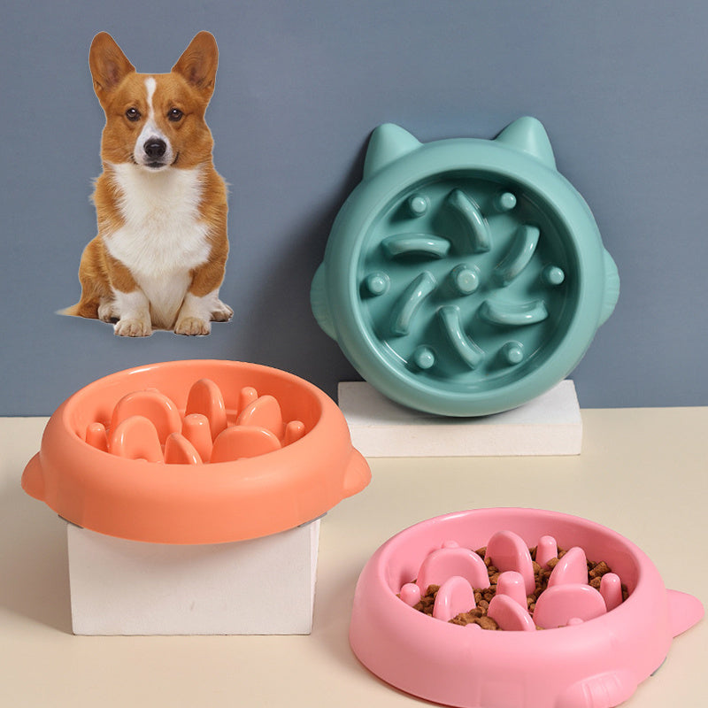 Slow Feeder Bowl for Dogs and Pets