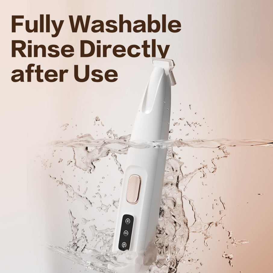 Rechargeable Pet Paw Trimmer, Quiet Waterproof Grooming Tool