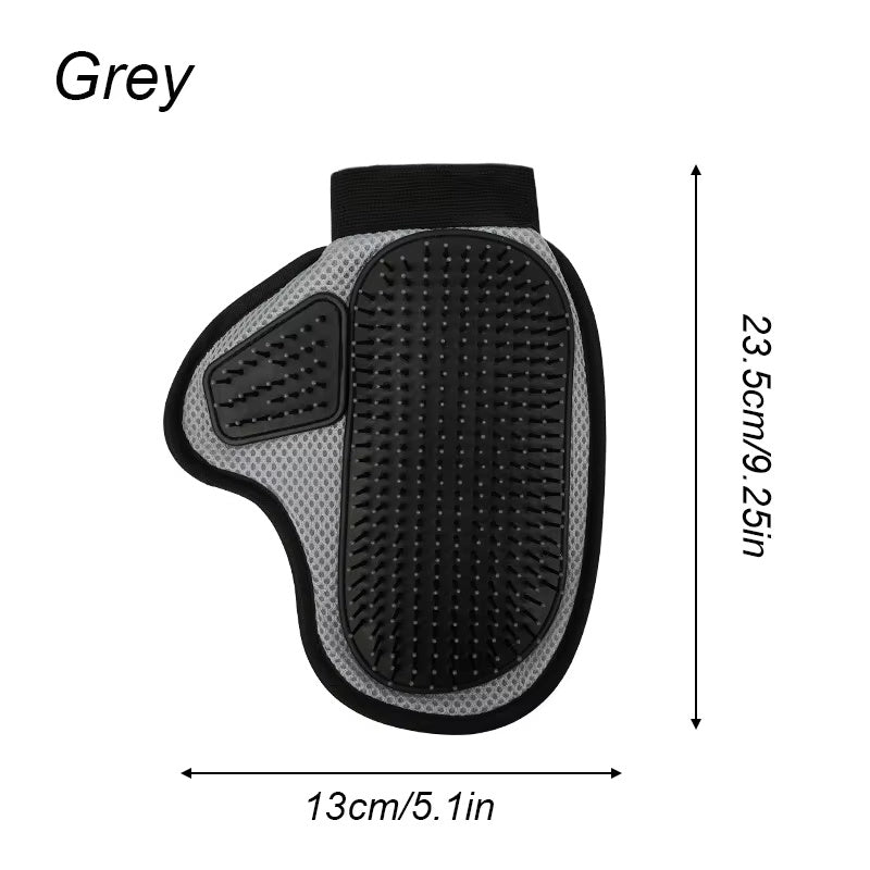 Pet Hair Removal Glove for Grooming & Bathing