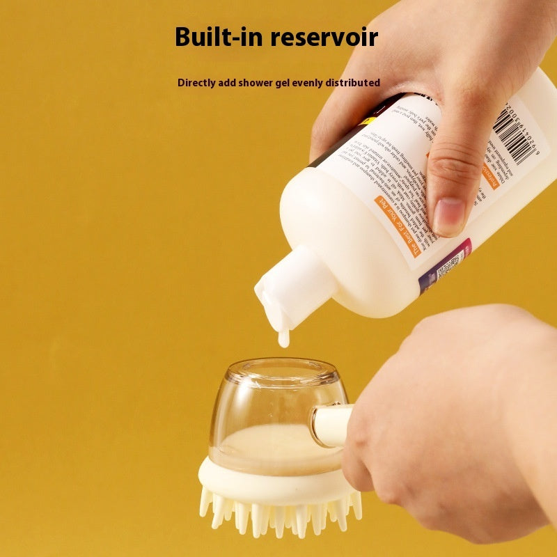 3-in-1 Pet Bath and Massage Brush