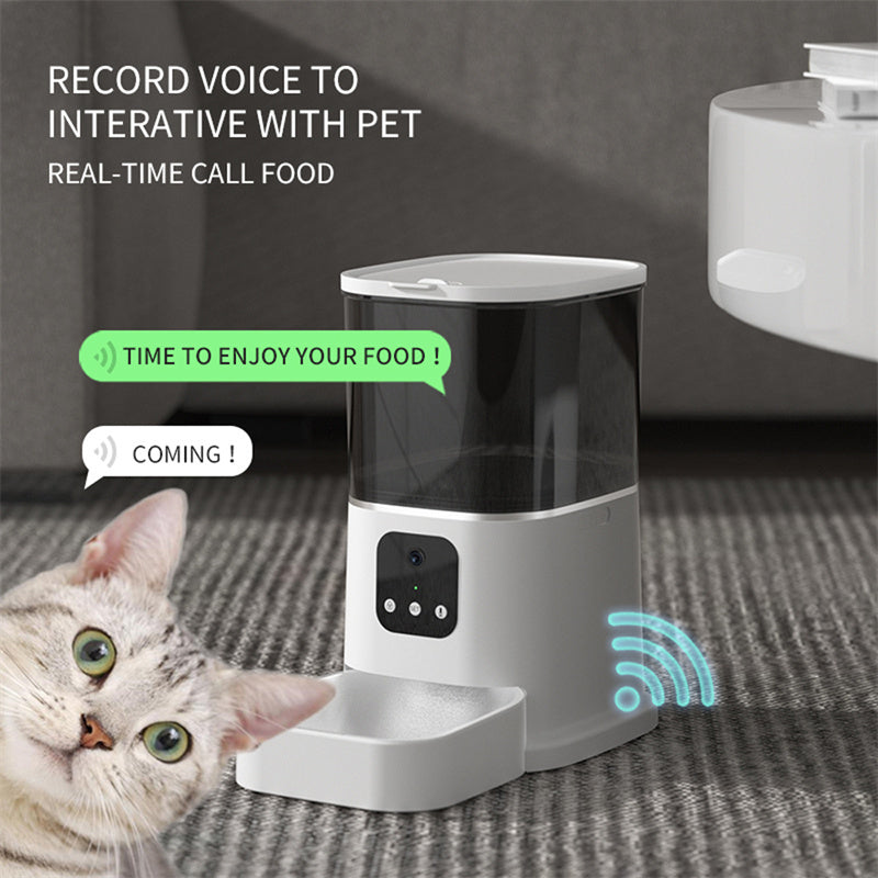 Smart Automatic Pet Feeder with WiFi and APP Control