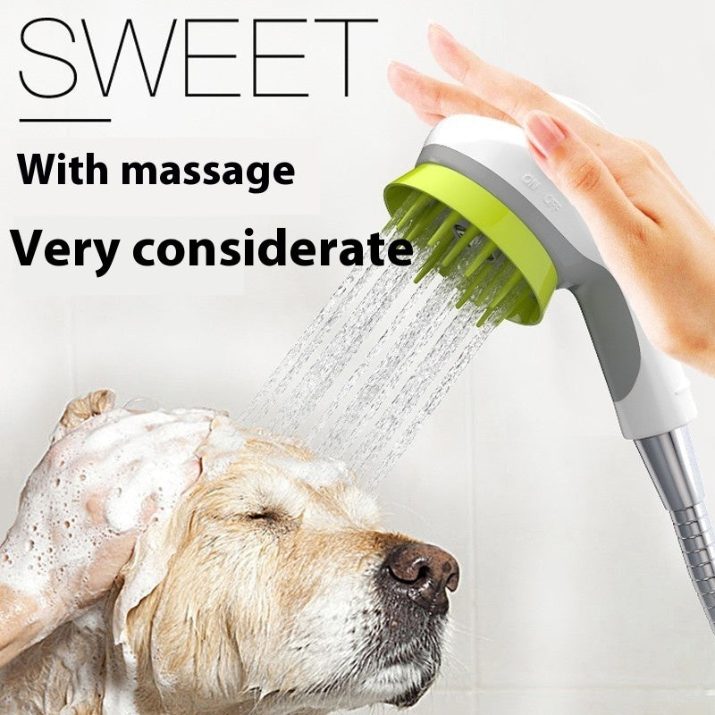 Dog Pet Shower Head Shower Head Massage Brush