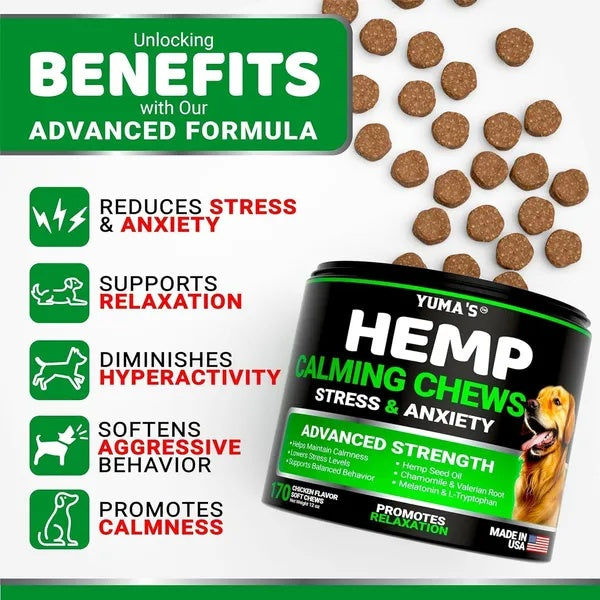 Natural Dog Calming Chews – No More Barking!
