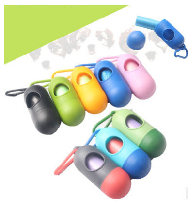 Dog Poop Bag Holder with Hook, Waste Bag Dispenser