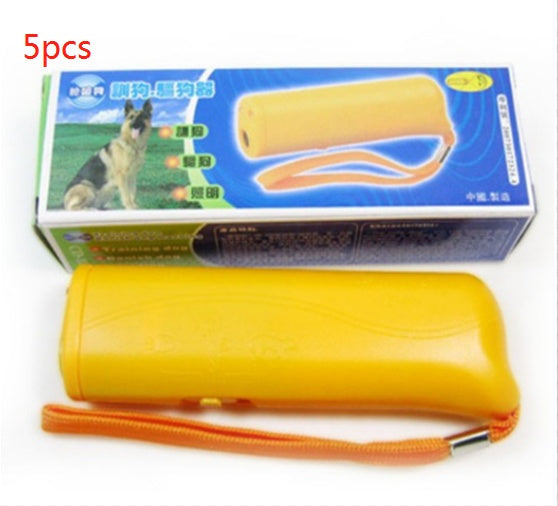 3-in-1 Ultrasonic Dog Trainer with LED Flashlight