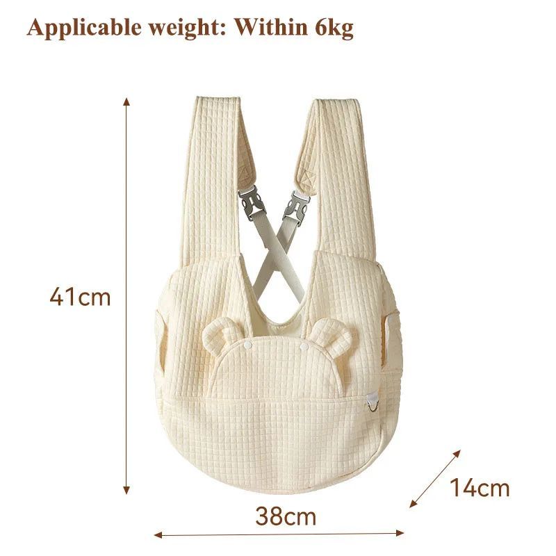 Breathable Dog Backpack, Cross Design Pet Carrier