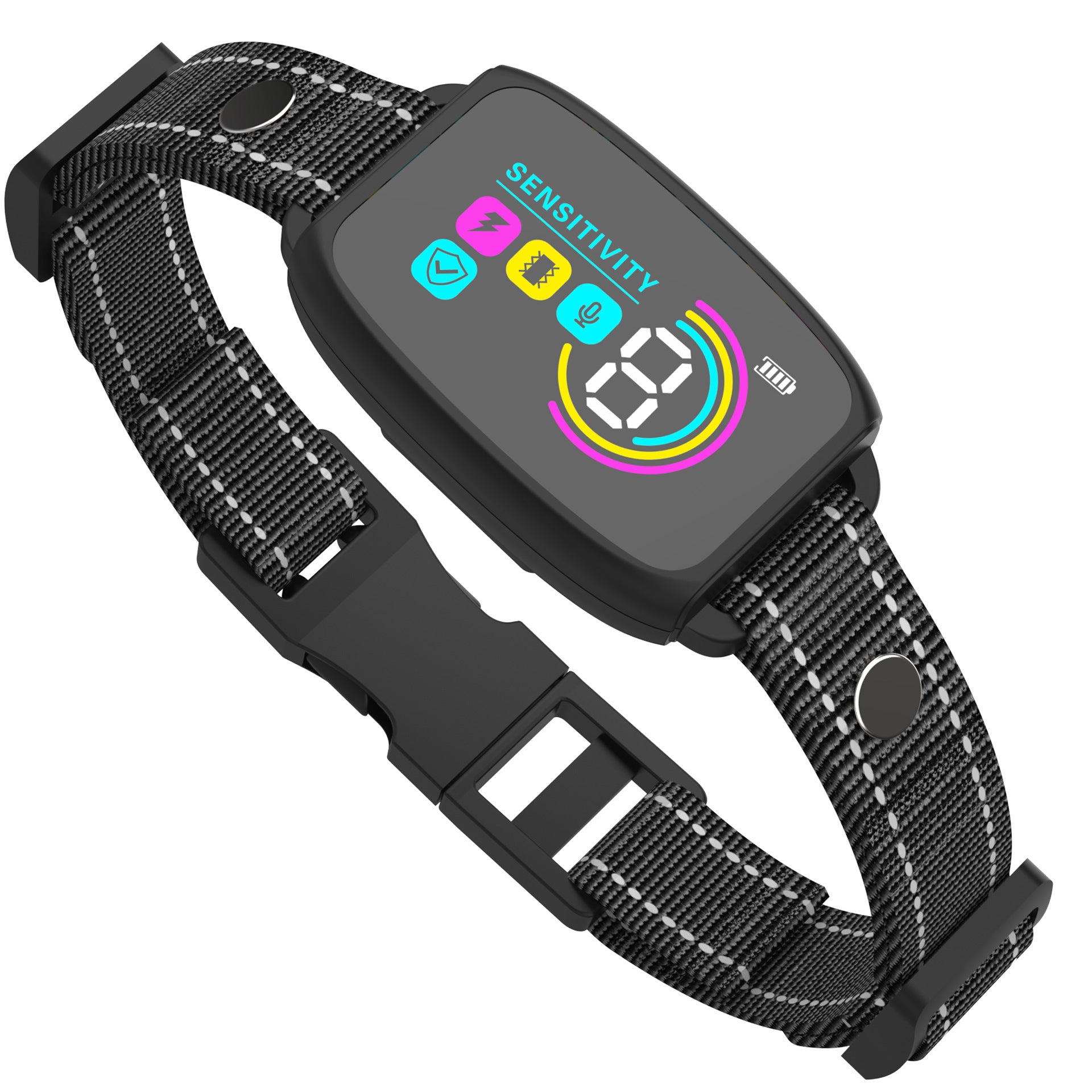 Smart Anti-Bark Dog Collar with HD Display