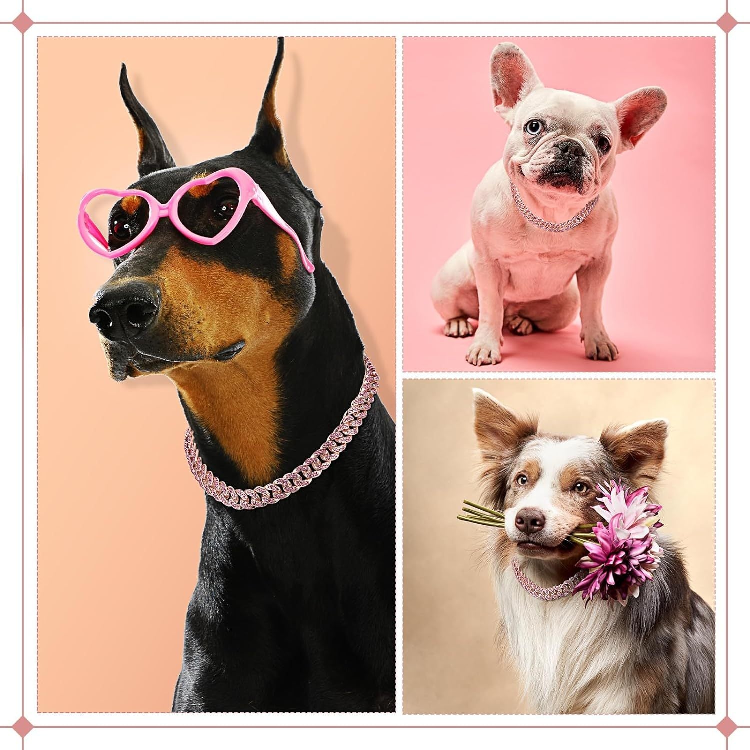 Crystal Pet Necklace for Dogs and Cats