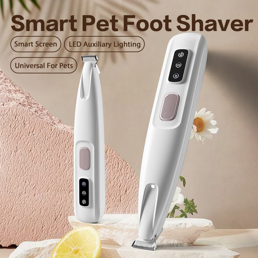 Rechargeable Pet Paw Trimmer, Quiet Waterproof Grooming Tool