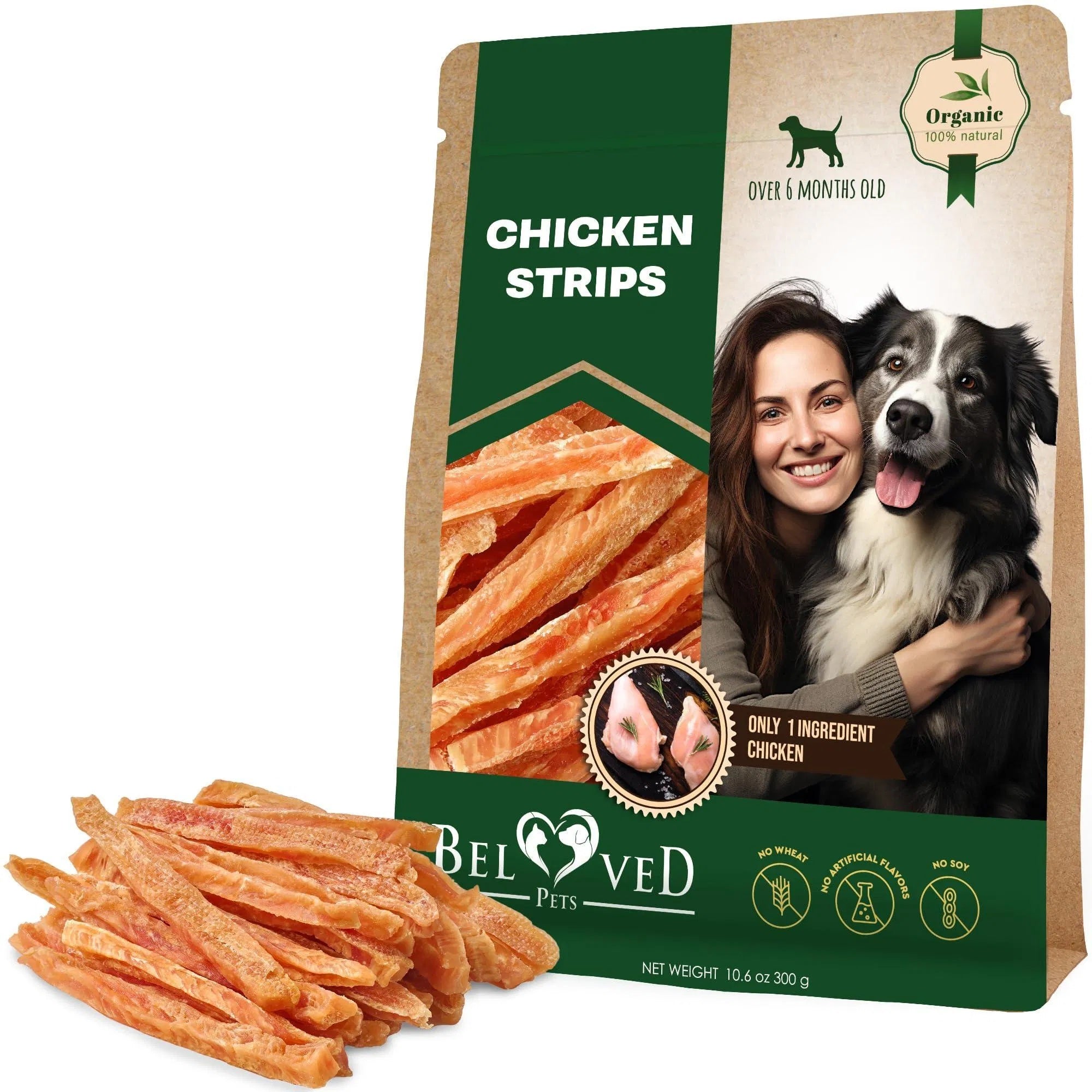 Chicken Strips Chews for Happy Dogs