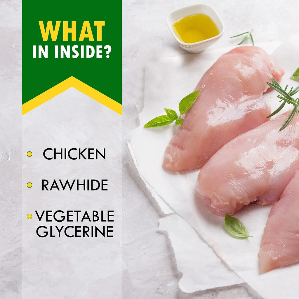 Organic Rawhide Chicken Sticks for Dogs – Grain-Free