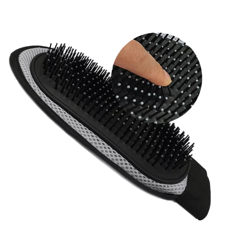 Pet Hair Removal Glove for Grooming & Bathing
