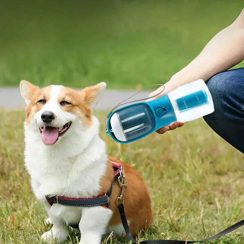 3-in-1 Portable Dog Water and Food Cup