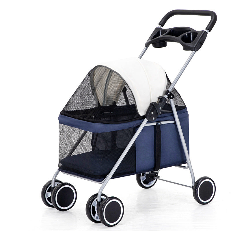 Lightweight Pet Stroller, Foldable Trolley for Cats and Dogs
