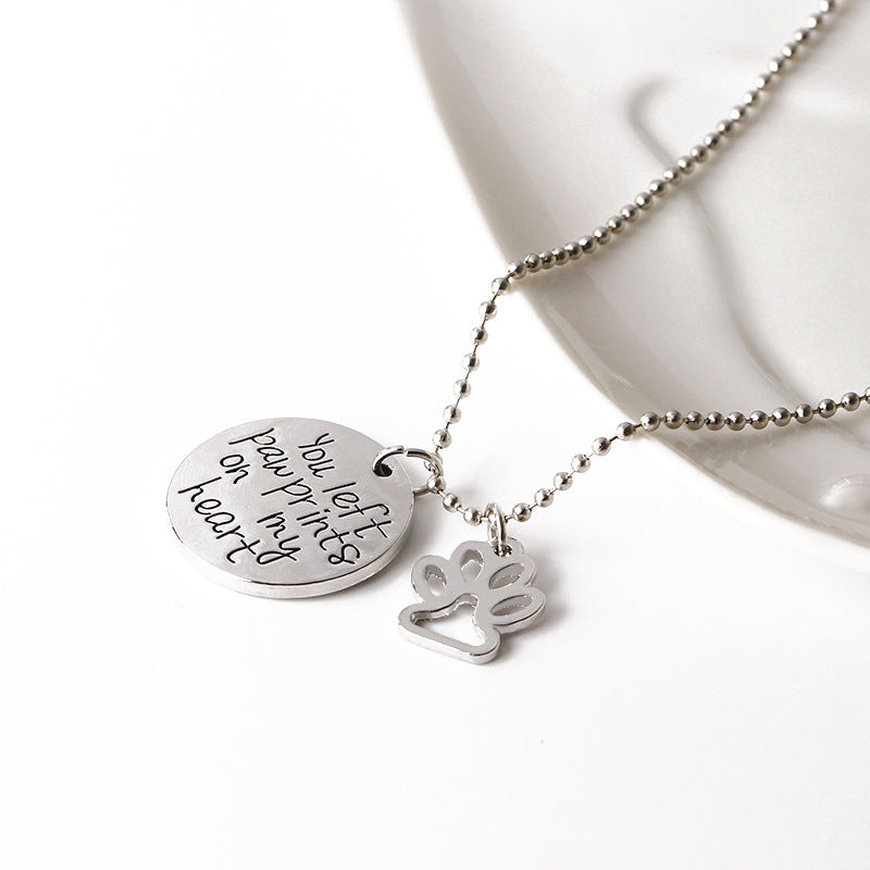 Dog paw pendant