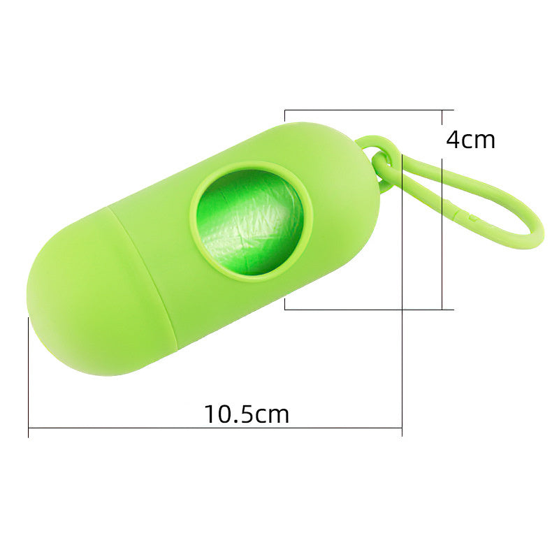 Dog Poop Bag Holder with Hook, Waste Bag Dispenser