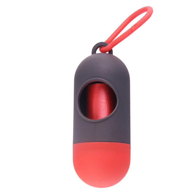 Dog Poop Bag Holder with Hook, Waste Bag Dispenser