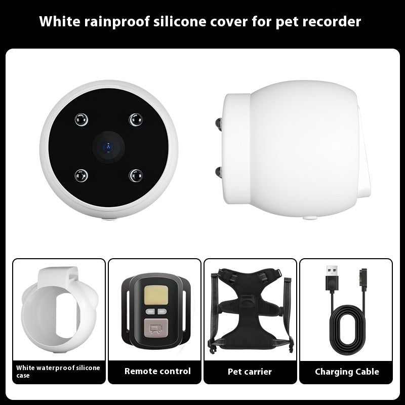 Pet Tracker Collar with HD Motion Camera for Dogs & Cats