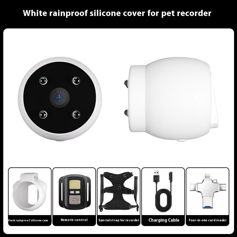 Pet Tracker Collar with HD Motion Camera for Dogs & Cats
