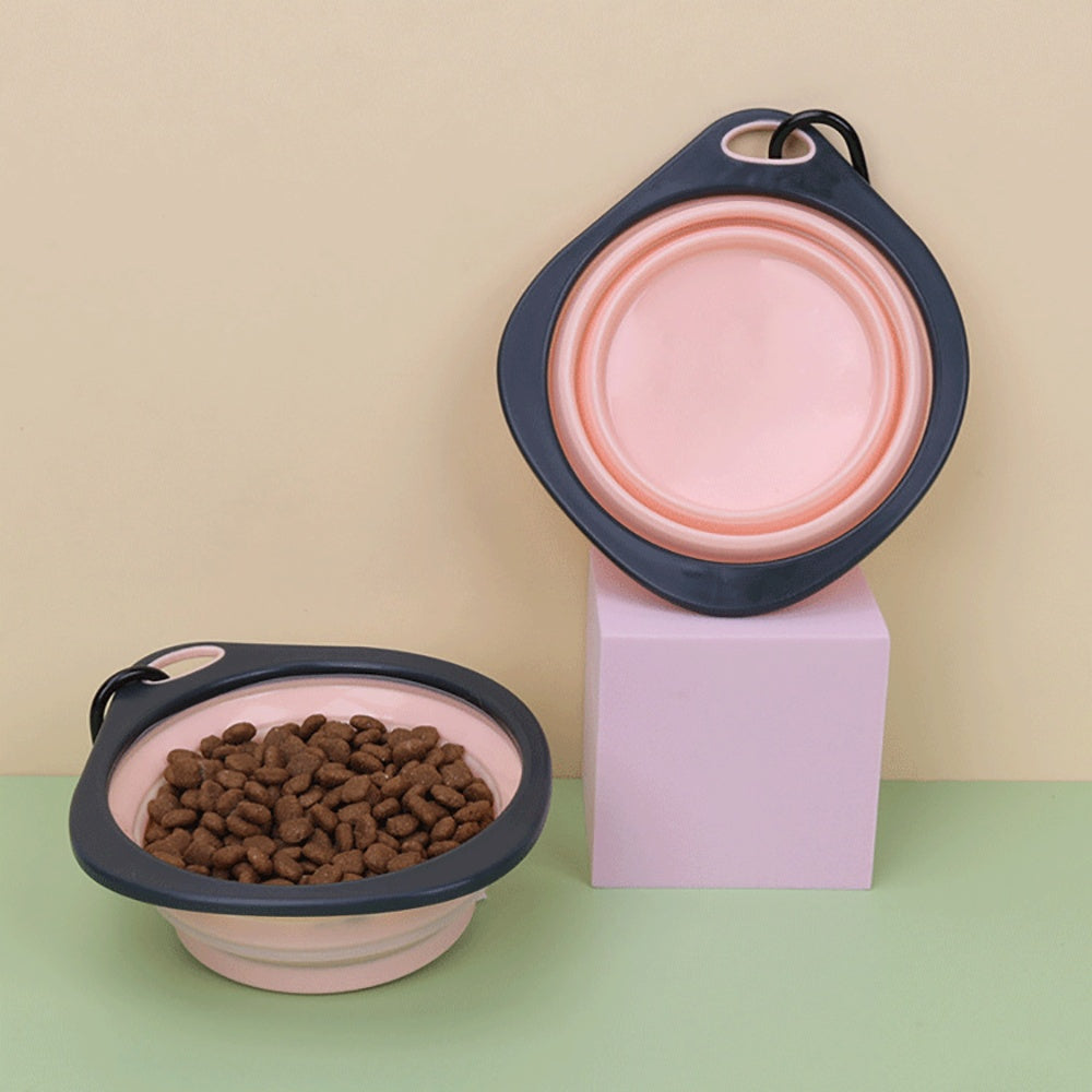 Collapsible Silicone Dog Travel Bowl