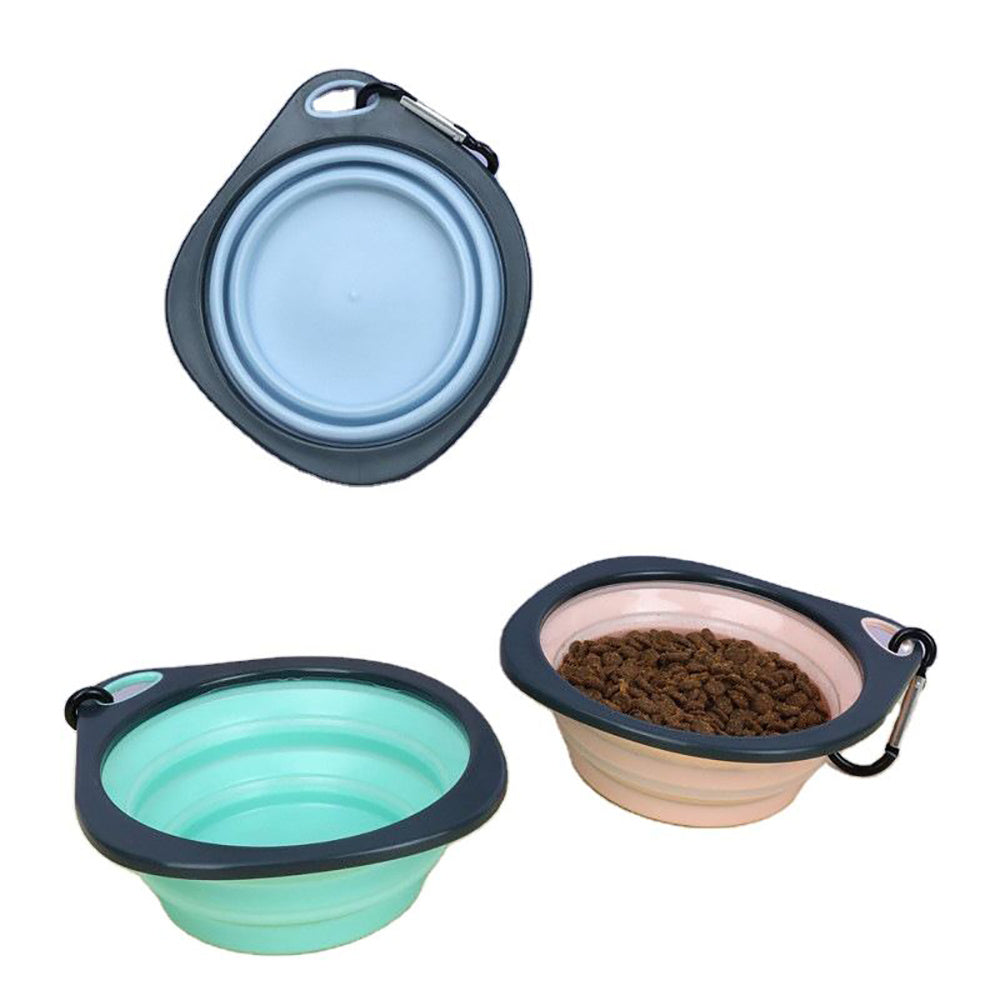 Collapsible Silicone Dog Travel Bowl