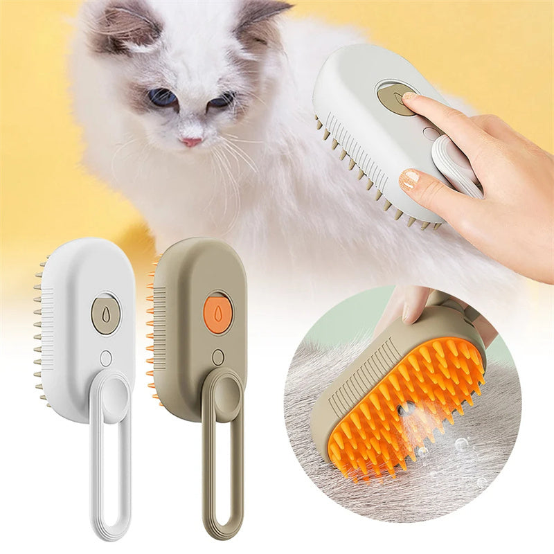 Electric Steam Brush for Pet Hair Cleaning