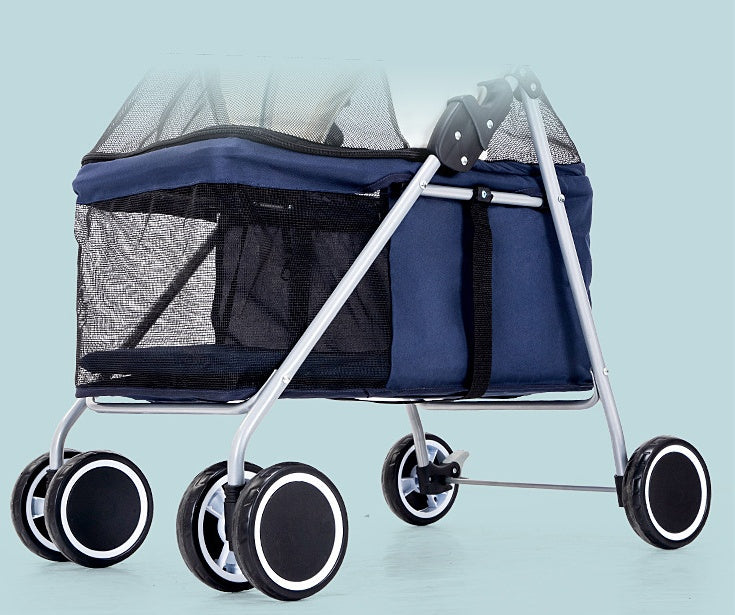 Lightweight Pet Stroller, Foldable Trolley for Cats and Dogs