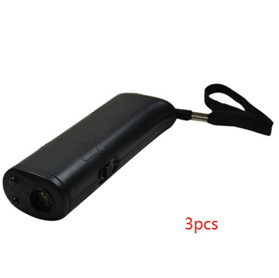 3-in-1 Ultrasonic Dog Trainer with LED Flashlight