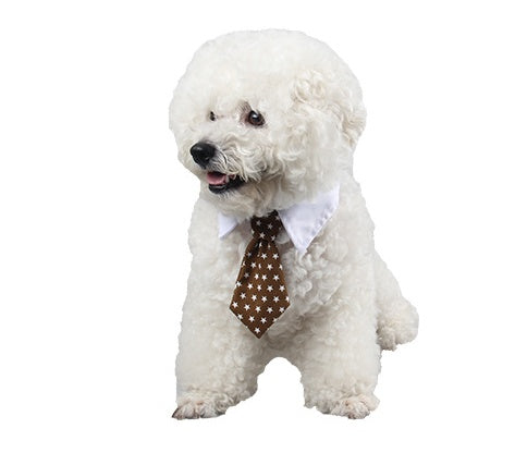 Pet Bow Tie with Cute Cartoon Print