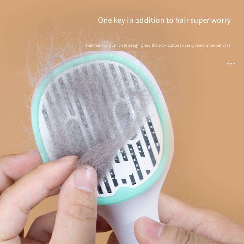 Self-Cleaning Pet Grooming Comb with UVC Sterilization