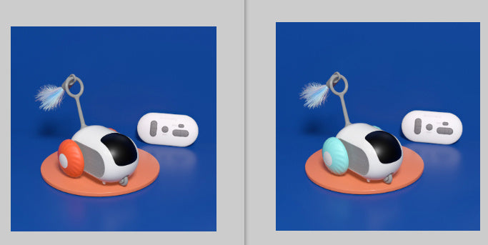 Smart Cat Toy Car with Remote Control and USB Charging