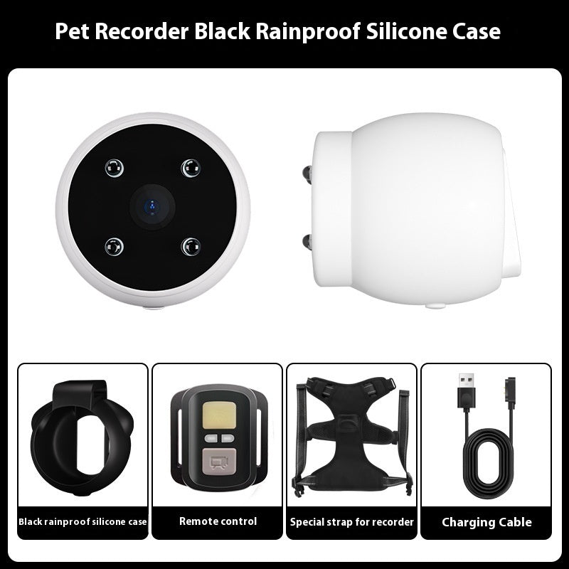 Pet Tracker Collar with HD Motion Camera for Dogs & Cats