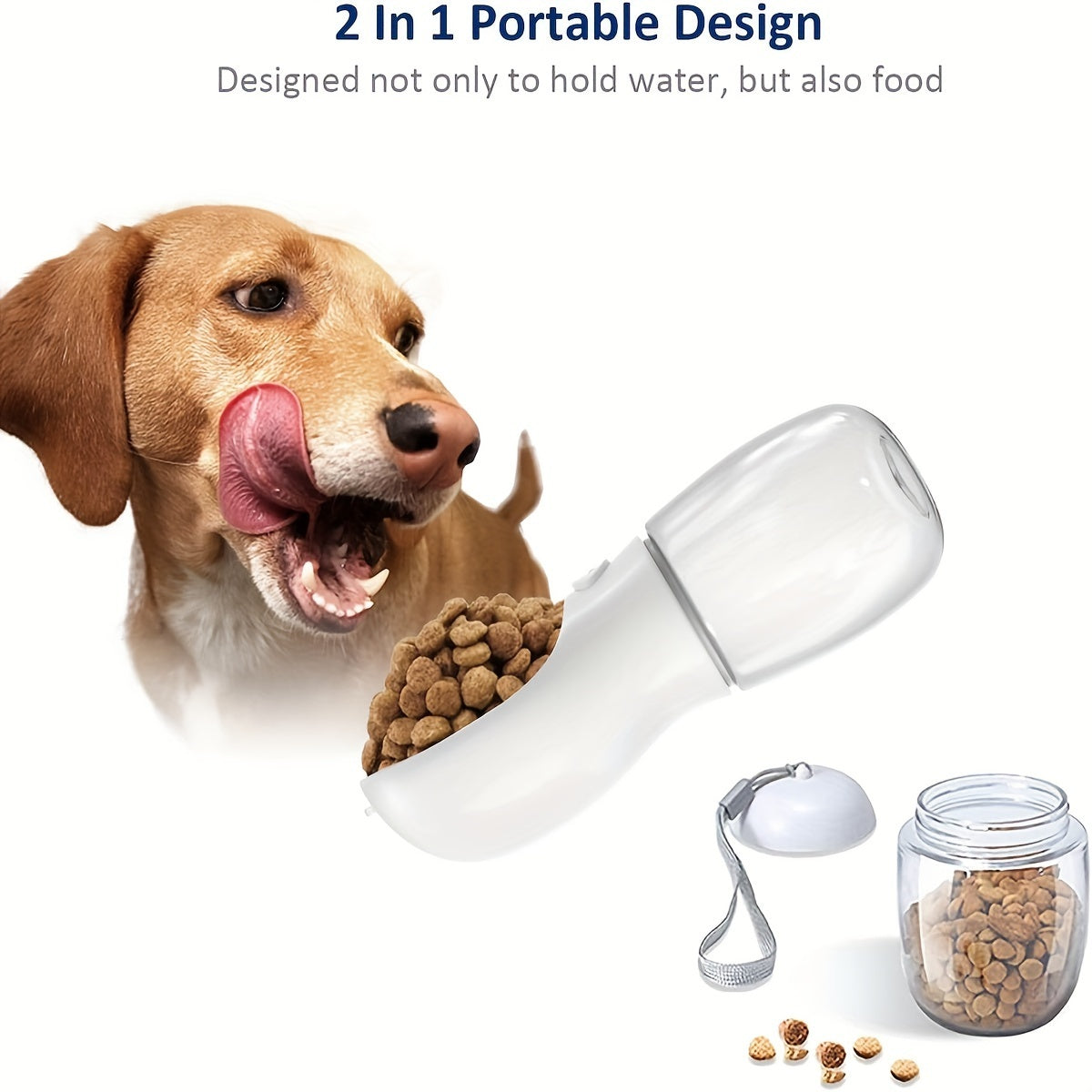 Leak-Proof Pet Water Bottle for Travel & Walks