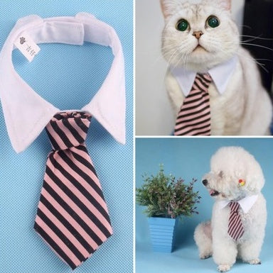 Pet Bow Tie with Cute Cartoon Print