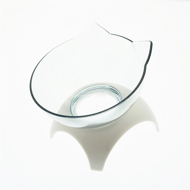 Ergonomic Raised Cat Feeder Protects Cervical Vertebrae