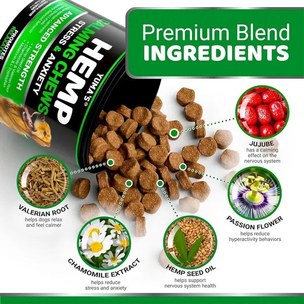 Natural Dog Calming Chews – No More Barking!