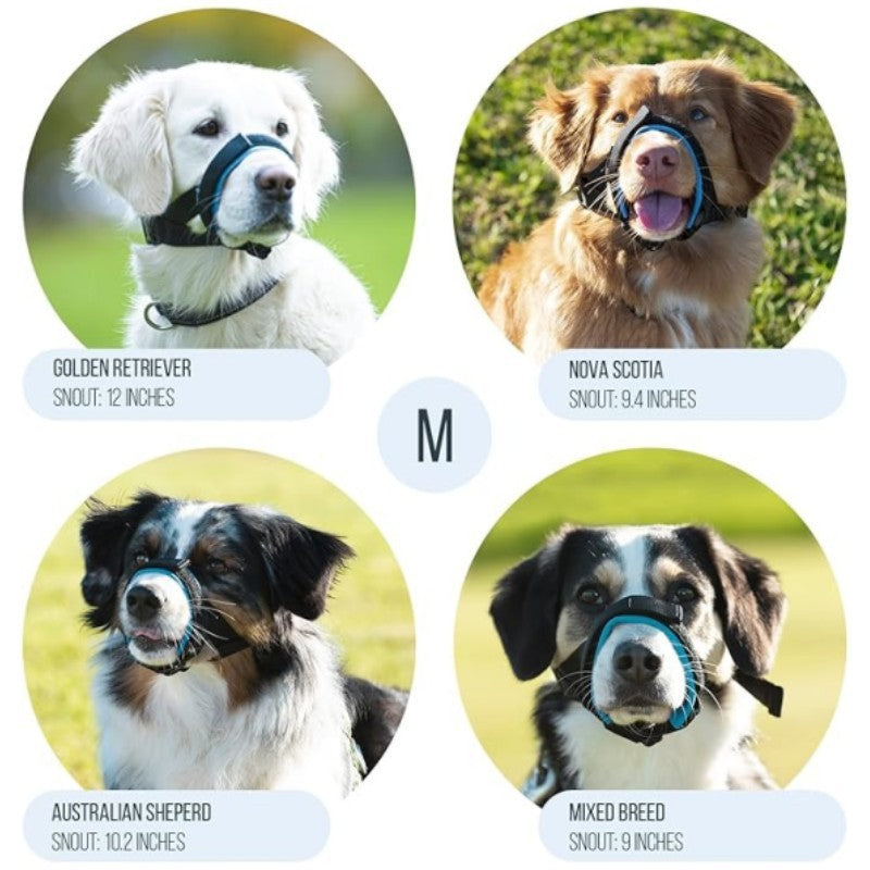 Breathable Dog Muzzle Mouth Cover Anti-Bark