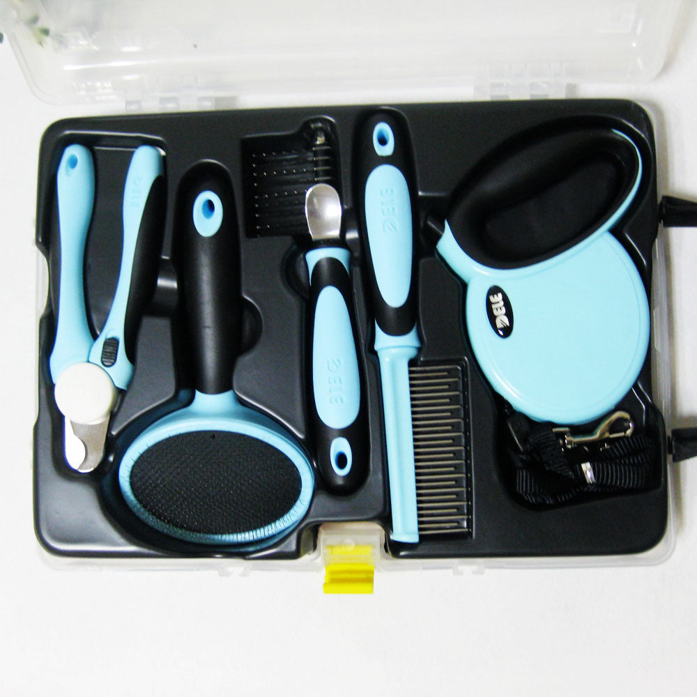 Pet Leash and Grooming Tools, All-in-One Kit