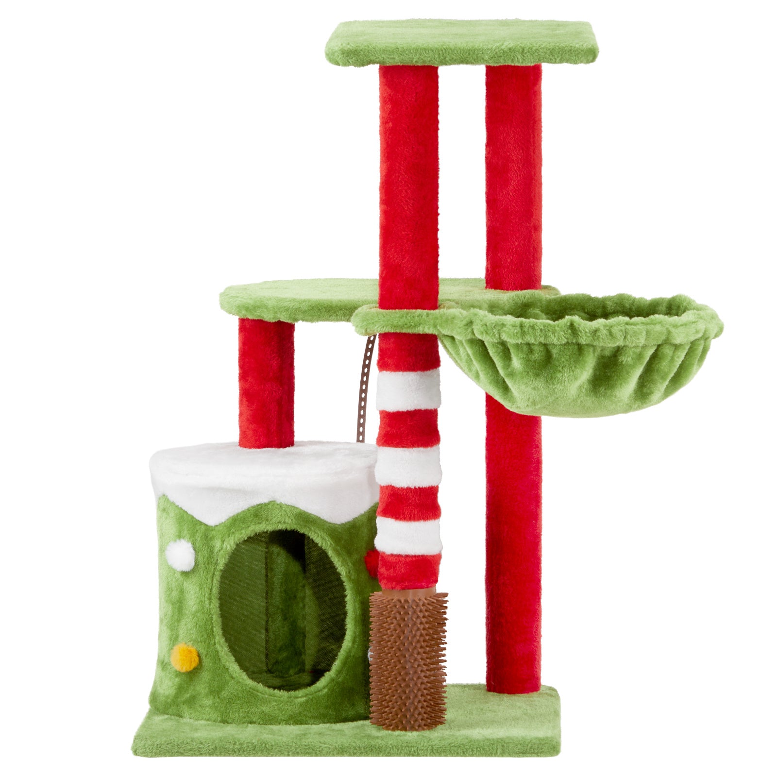 Multi-Level Cat Climbing Frame with Hammock