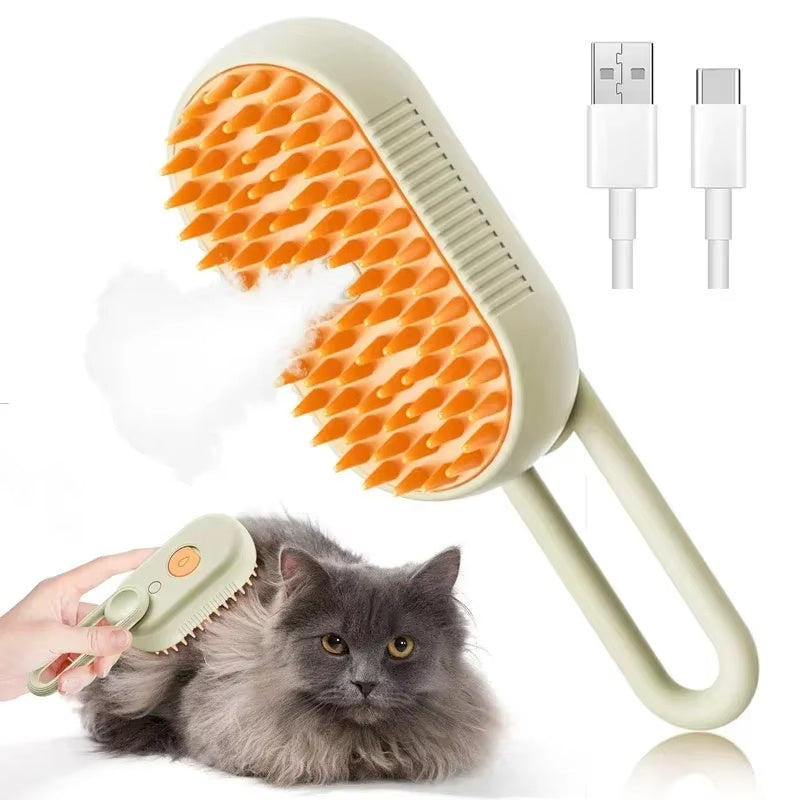 Tangled Hair Removal Steam Brush for Pets