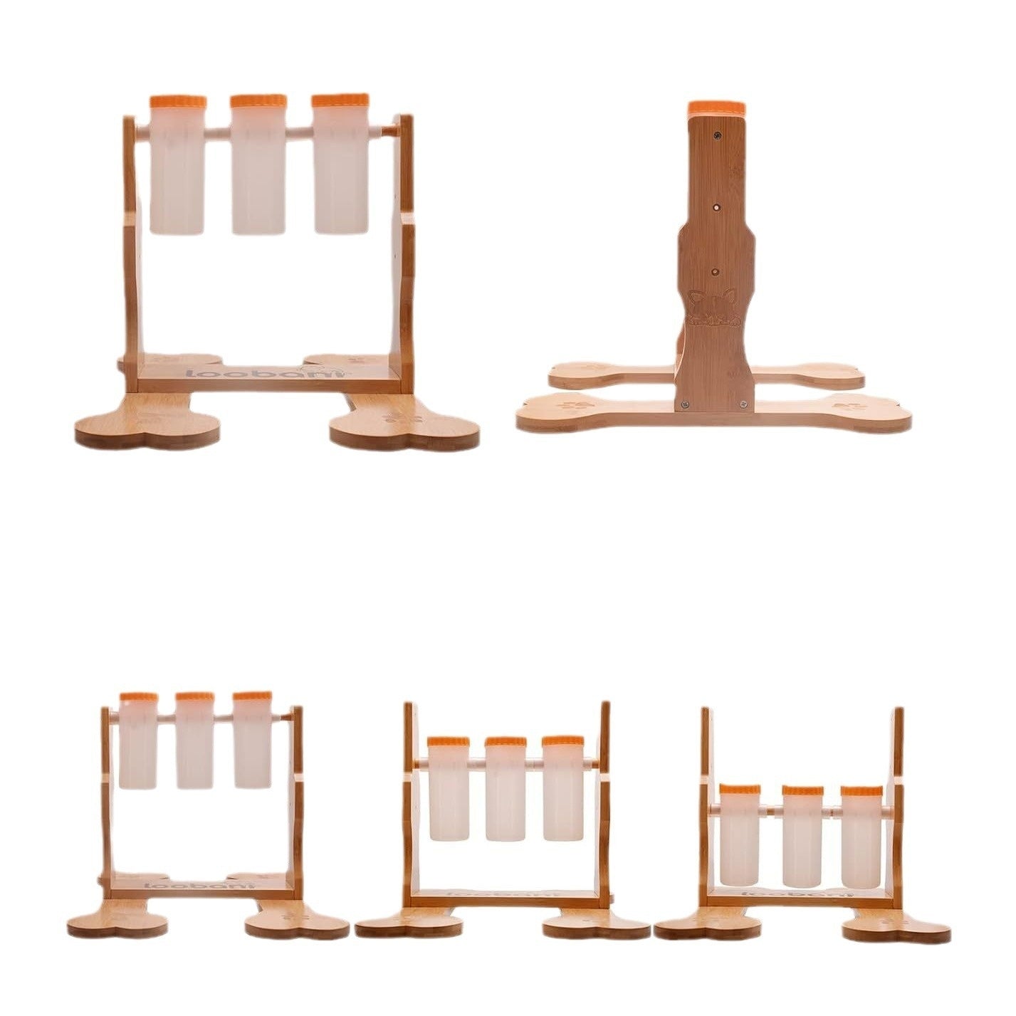 Wooden Dog Toy, Snack Dispenser & Puzzle Feeder