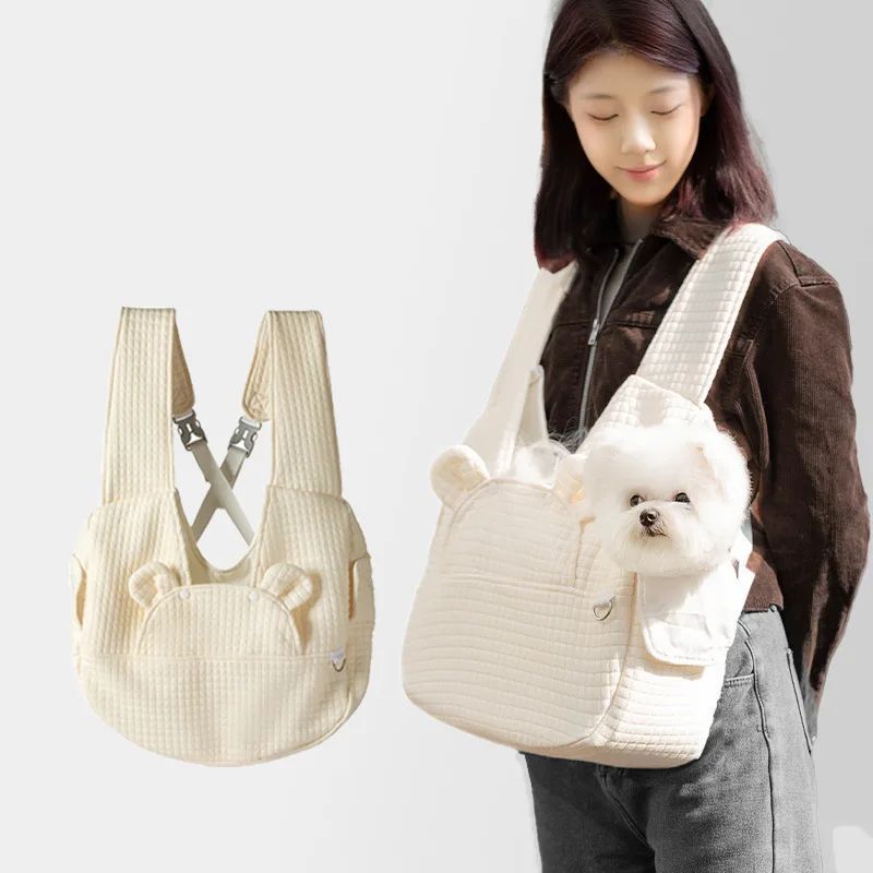 Breathable Dog Backpack, Cross Design Pet Carrier