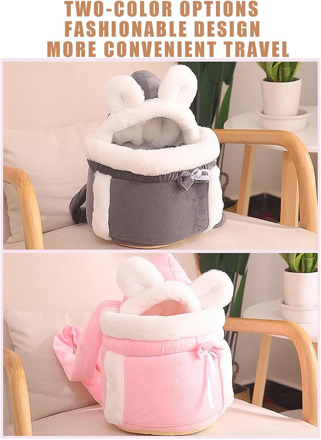 Warm Pet Carrier Bag, Travel Backpack for Cats & Dogs