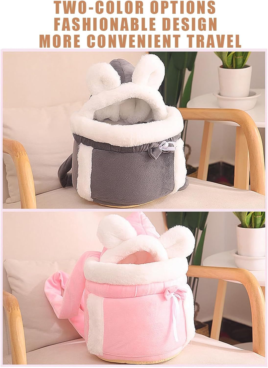 Warm Pet Carrier Bag, Travel Backpack for Cats & Dogs