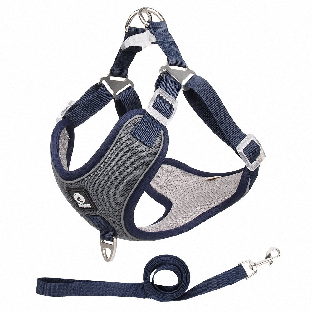 Adjustable Puppy Harness with Breathable Mesh