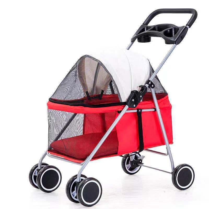 Lightweight Pet Stroller, Foldable Trolley for Cats and Dogs