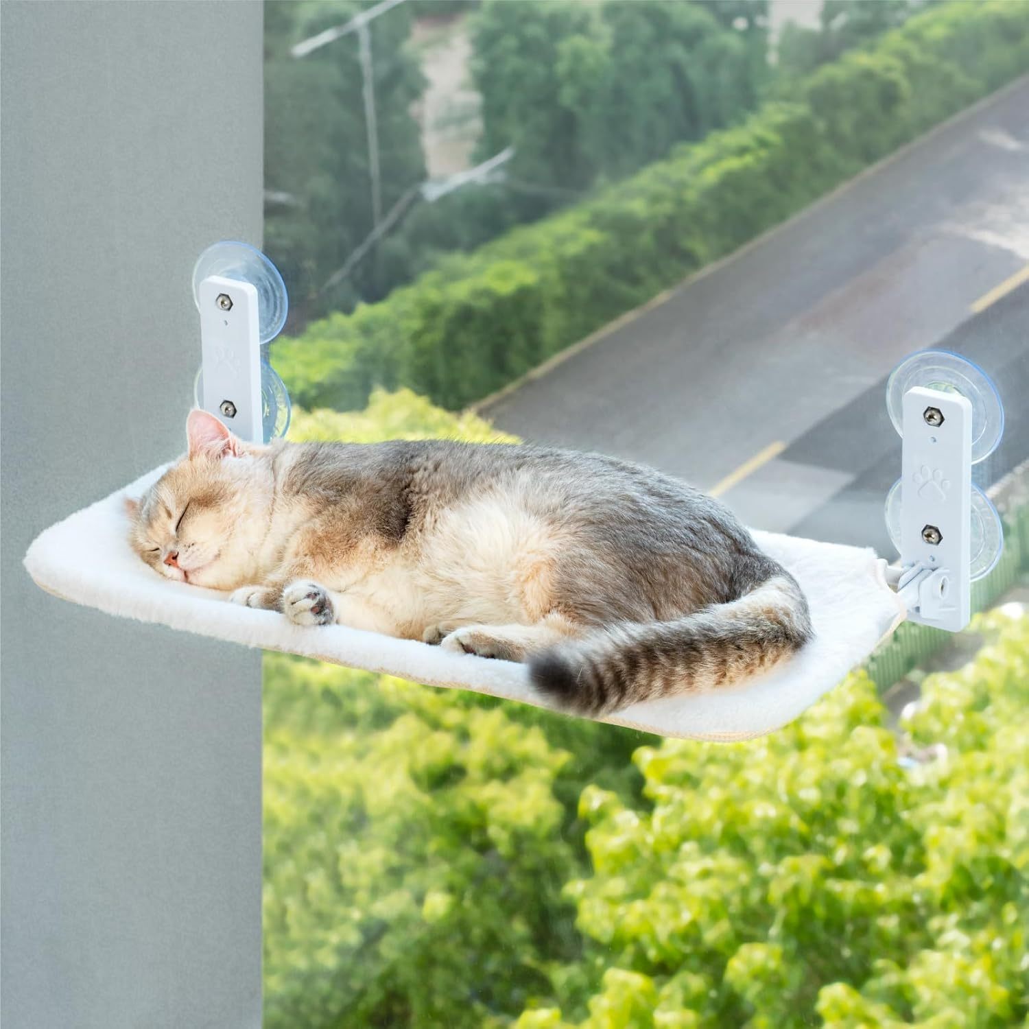 MEWOOFUN Cat Window Seat – Safe & Snuggly Spot